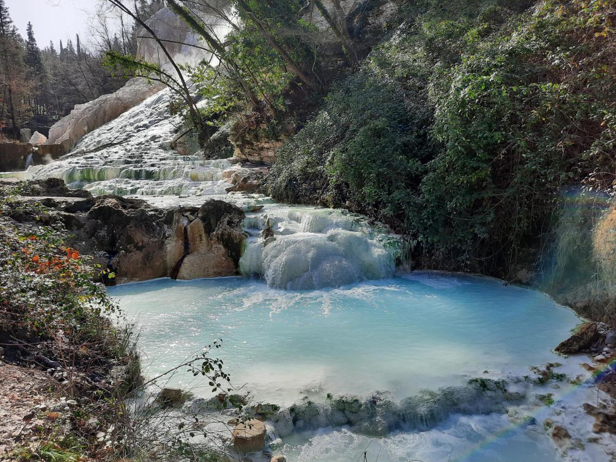Finestra Della Val D'Orcia Apartment Contignano Bagian luar foto