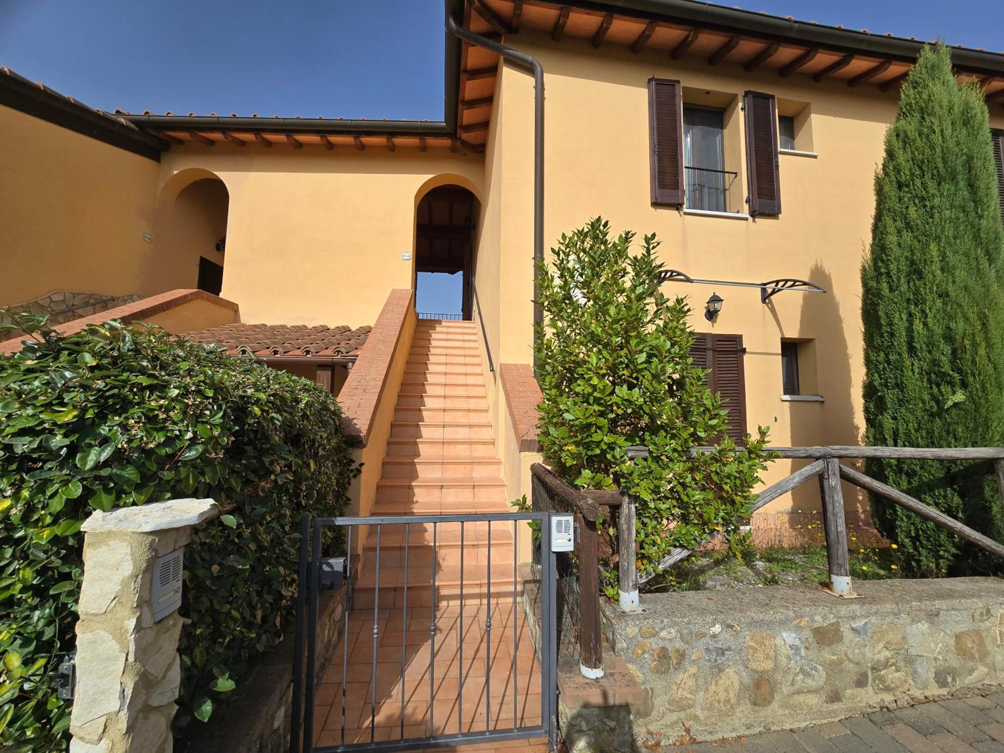Finestra Della Val D'Orcia Apartment Contignano Bagian luar foto